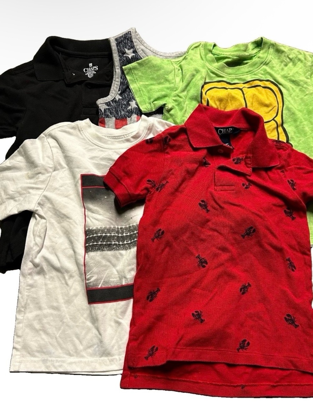 Toddler Boy Summer Tops Tank Tops Polo T Shirts Size 4T